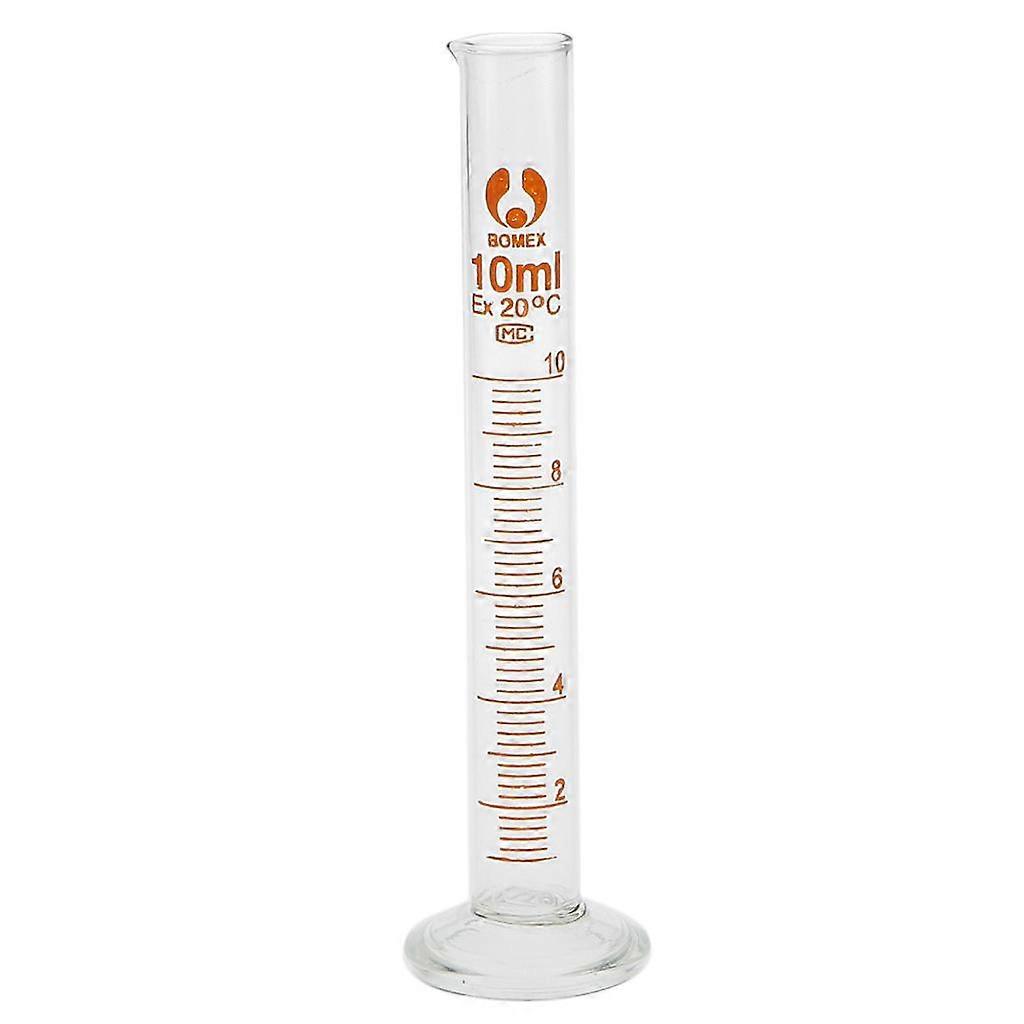 Glasmätcylinder Kemi Labmått Graderad Professionell 10ml