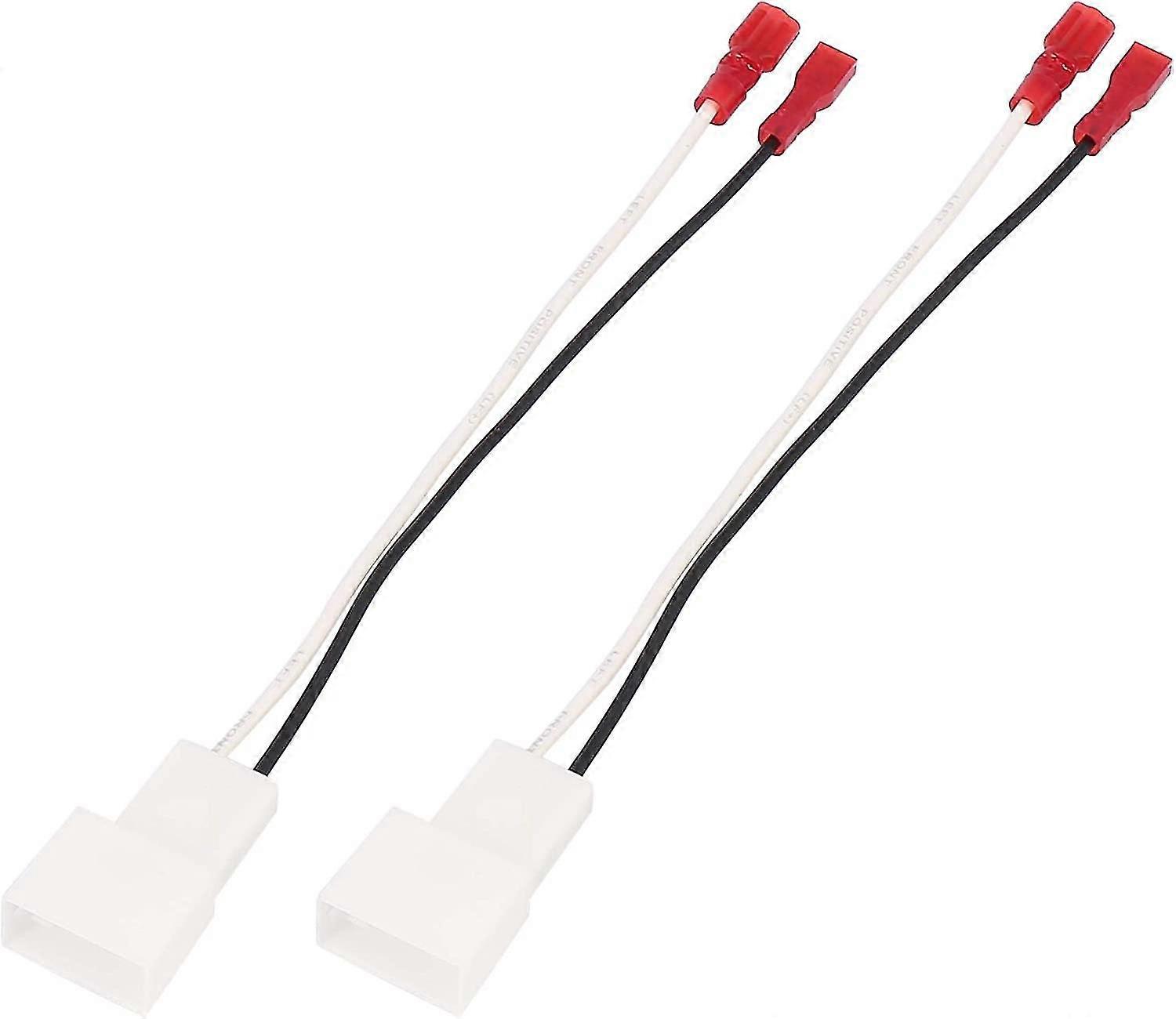 Auto Speaker Connector Harnas Adapterwhite2pcs