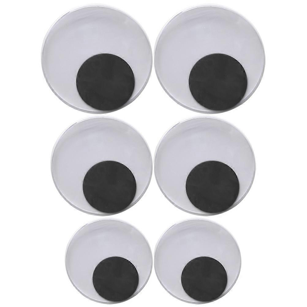 3 Pairs of Self-adhesive Eye Sticker Multi-functional Craft Wiggle Eye Decal Creative Refrigerator Eye Sticker