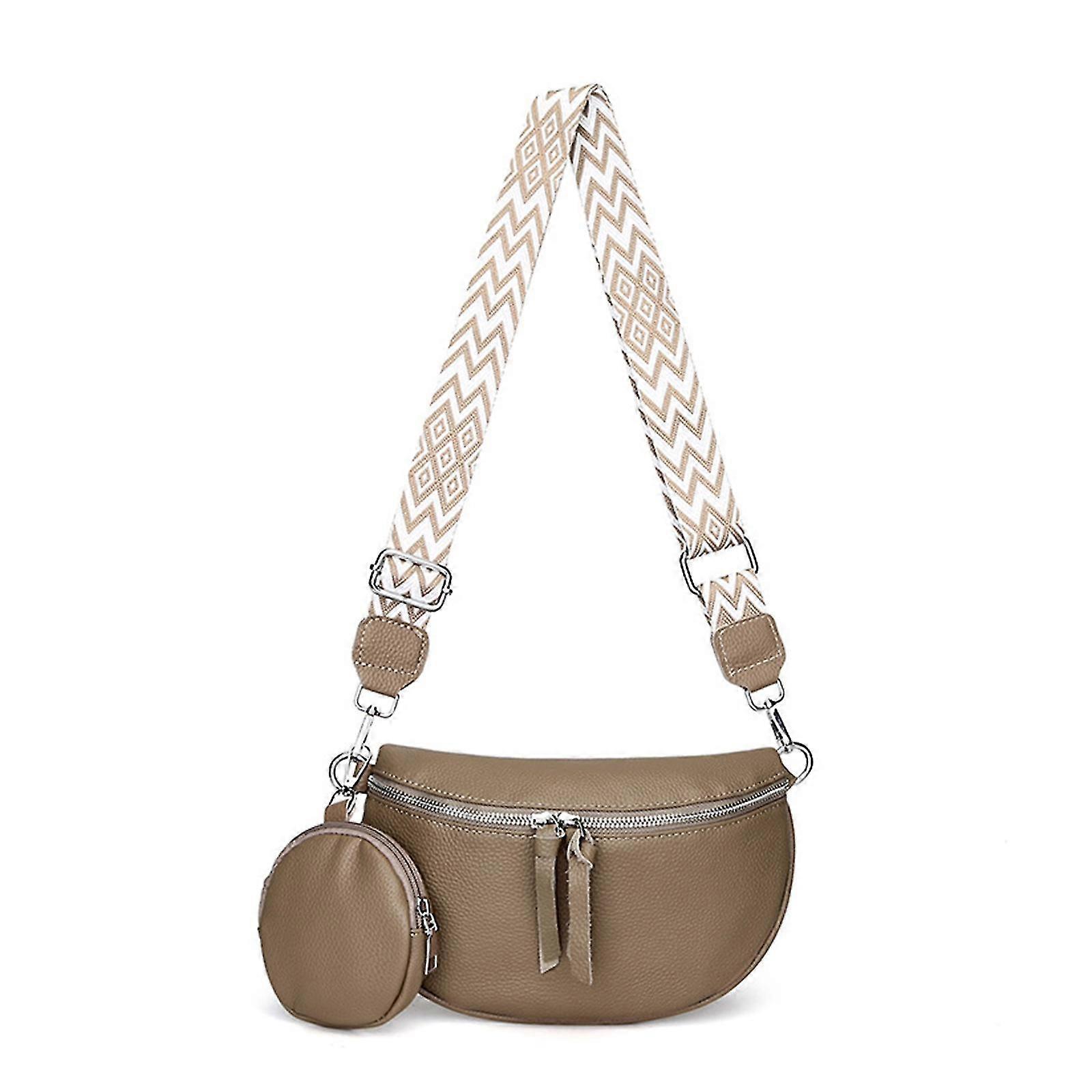 Stylish Crossbody Bag with Adjustable Leather