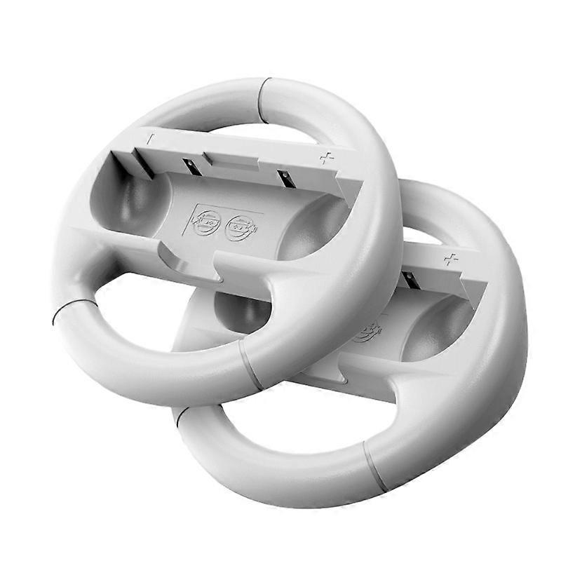 2pcs Racing Steering Wheel For Nintendo Switch Joy-con Controller Handle Grips For Nitendo Switch Games ABS Material