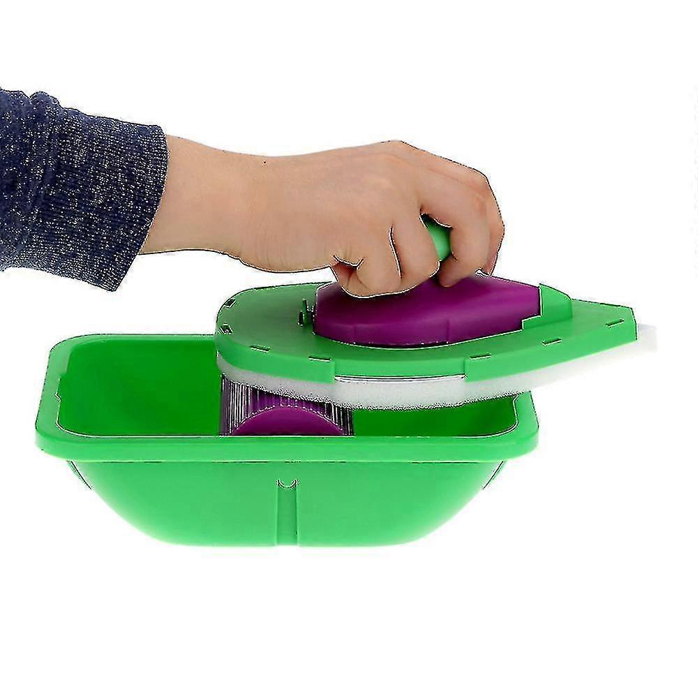 7 τεμ/σετ λαβή λαβή Roller Pro πινέλο βαφής συνέρρευσε Edger εργαλείο ζωγραφικής τοίχων Chumian