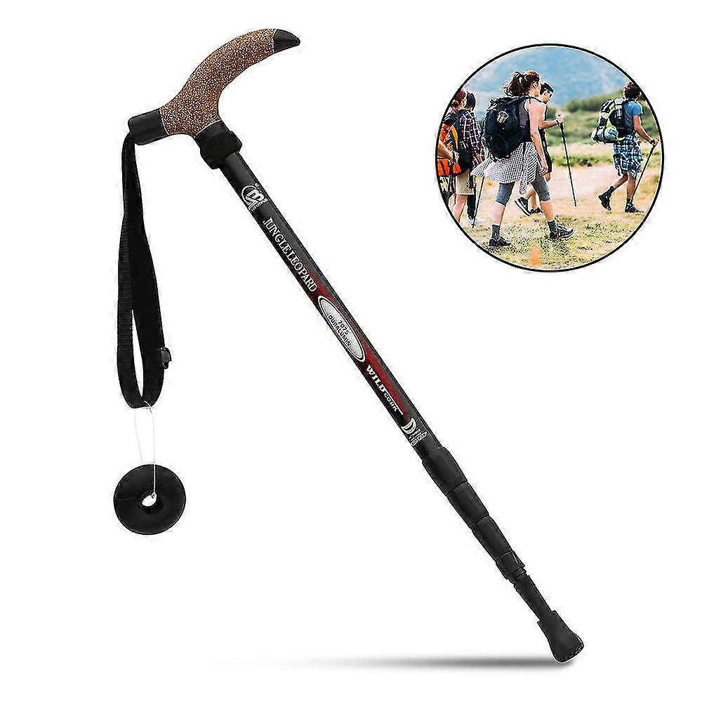 1 قطع المشي لمسافات طويلة أعمدة قابل للتعديل لجميع الارتفاعات ، دائم & الألومنيوم خفيفة الوزن