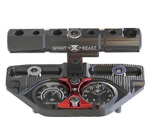 Motorcycle multi-function bracket accessories car clock Motocross handlebar pressure block extension rail spirit beast bell