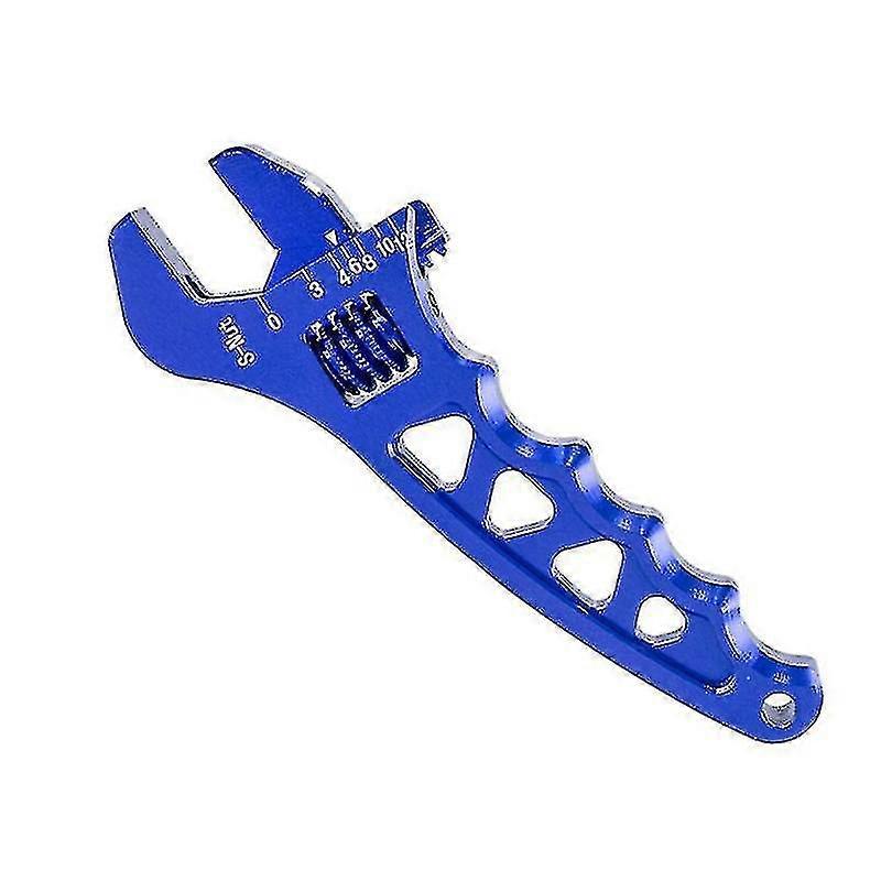 An Fitting Wrench An3-16an Adjustable Wrench Aluminum Lightweight Spanner Tools For An Hose Fitting Adapter End (blue)