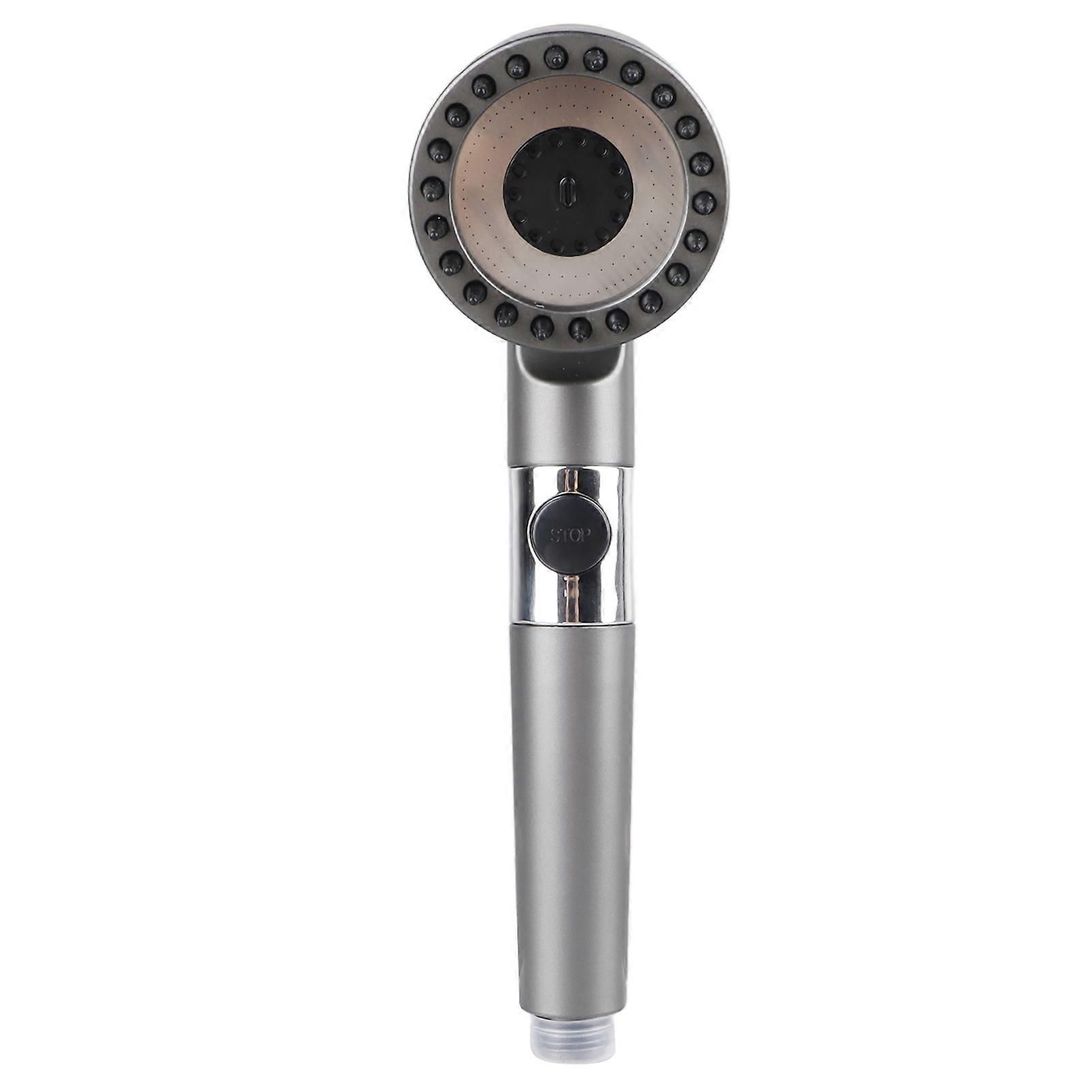 High Pressure Handheld Shower Head with Filter 1/2in Universal Interface 3 Spray Mode Bathing Shower Head