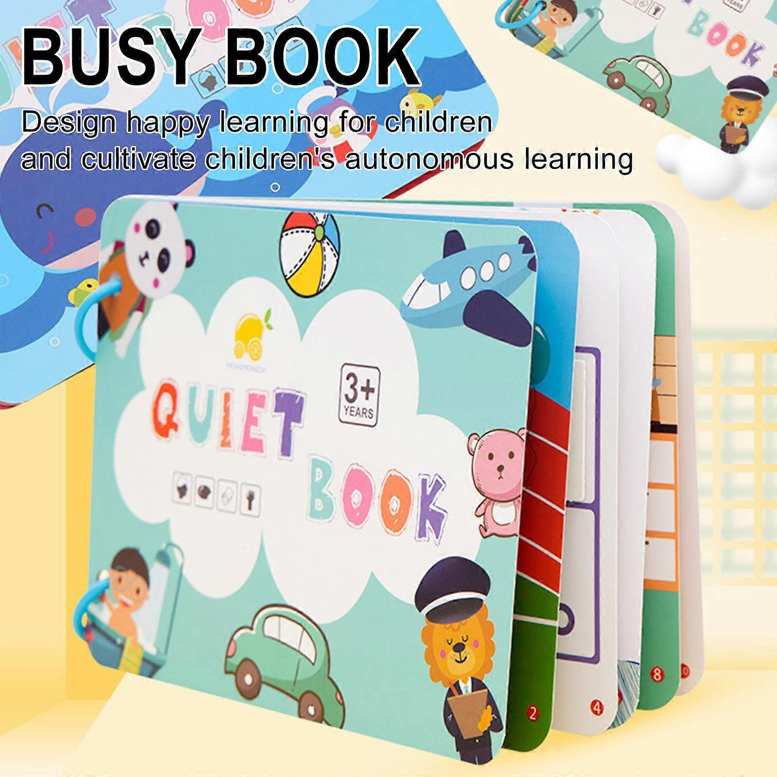 Busy Book For Kids To Learning Skills Baby Enlightenment Book Puzzle BookSmall