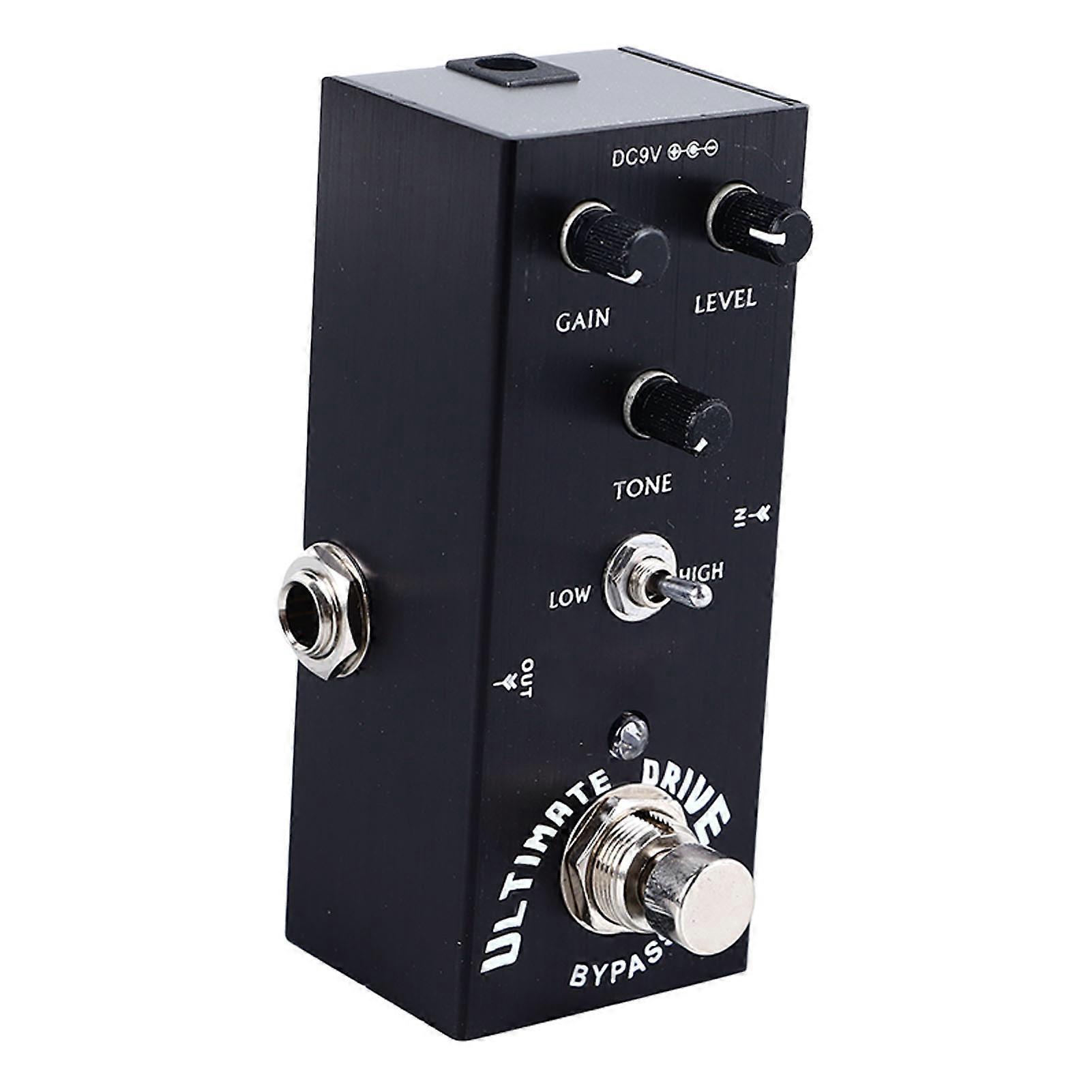 Electric Guitar Metal Effects Pedal with Knob Adjustment for Portable Use