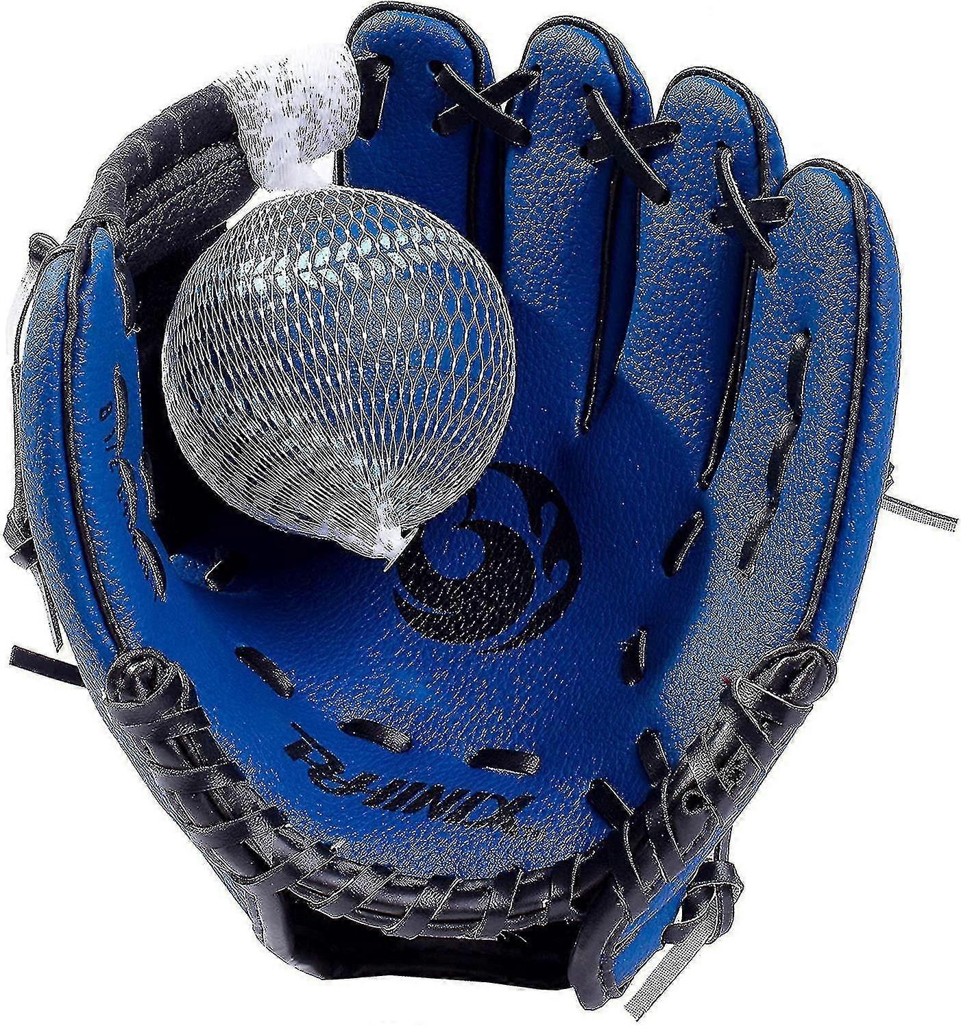 Baseball Glove Ball Mitts And Foam Ball For Kids Beginner Play Training