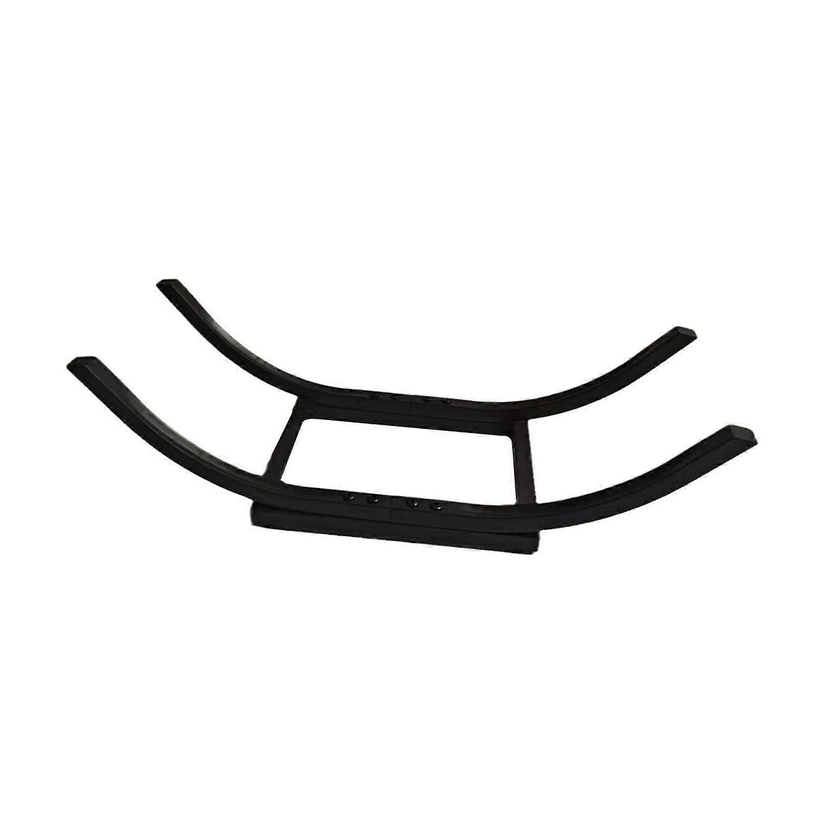 薪ラックブラックメタルヘビーデューティ薪収納ブラケット屋外屋内