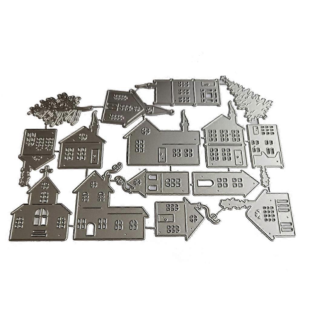 House Tree Metal Cutting Dies Stencil Die Cut DIY Scrapbooking Album Paper Card