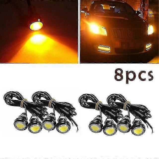 6x גריל קדמי פגוש גריל הוד ענבר נורות LED לדודג' ראם 1500 2500 3500 אורות דקורטיביים חיצוניים לרכב