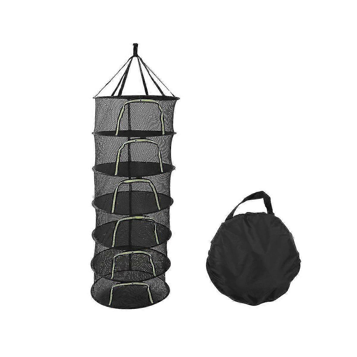 Folding Dry Rack Net For Herbs Hanging Basket Dryer Bag Mesh Herb Net