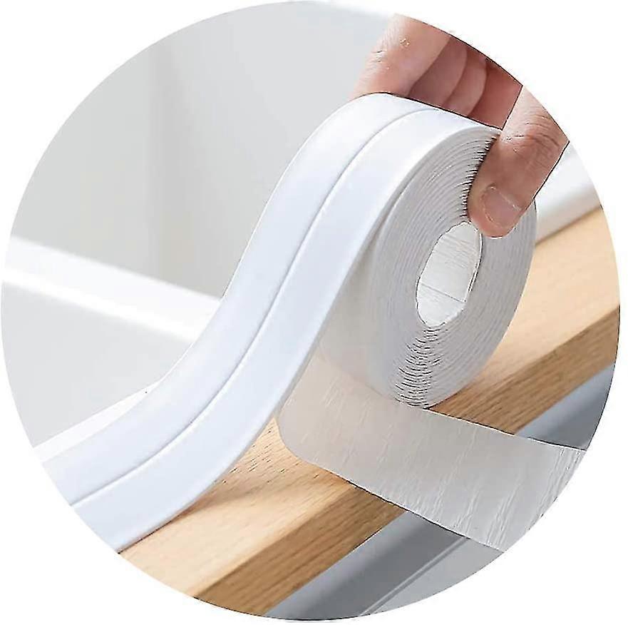 Bathroom White Silicone Gasket.sealing Tape For Kitchen Or Bathroom