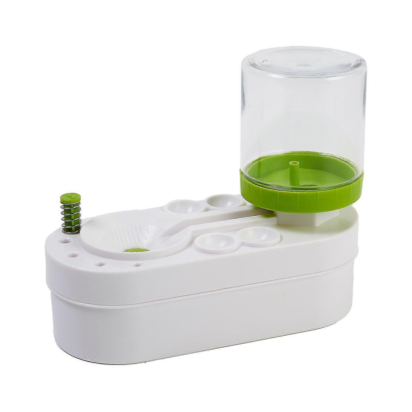 Water circulation paint brush cleaner with drainage pipe