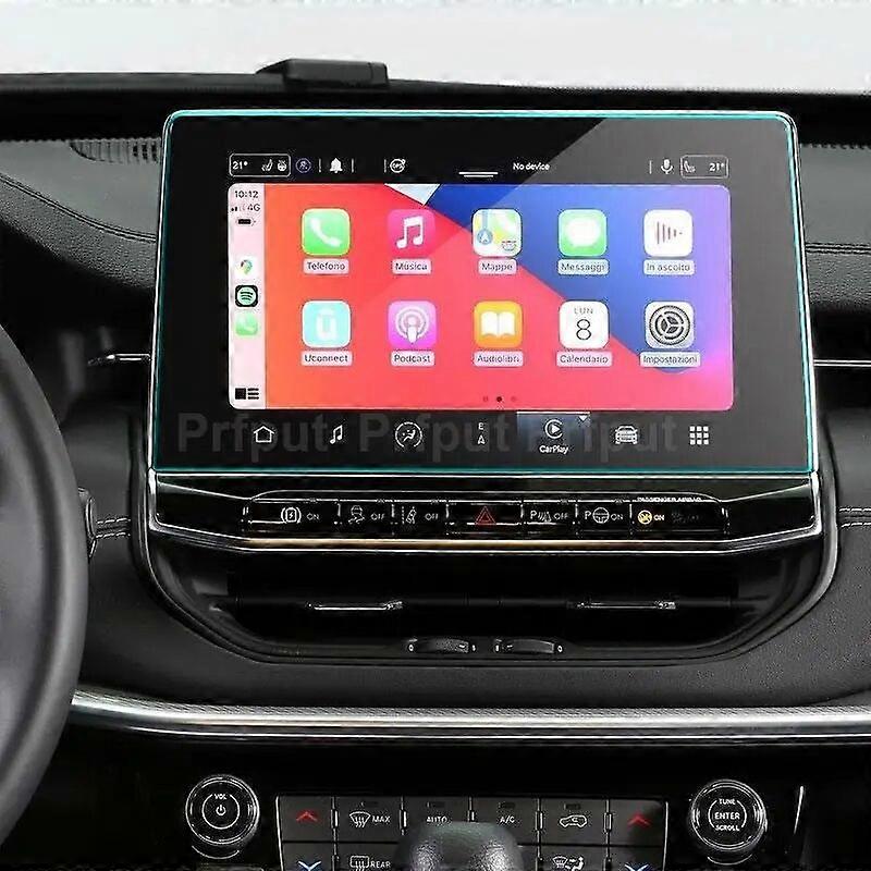 Tempered Glass Screen Protector For Jeep compass 2021 2022 Car infotainment radio Navigation Display Auto Interior AccessoriesVehicle Dashboard Access