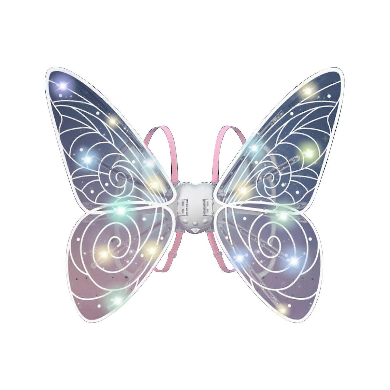 電気蝶の羽、妖精の羽をライトアップ、動く妖精