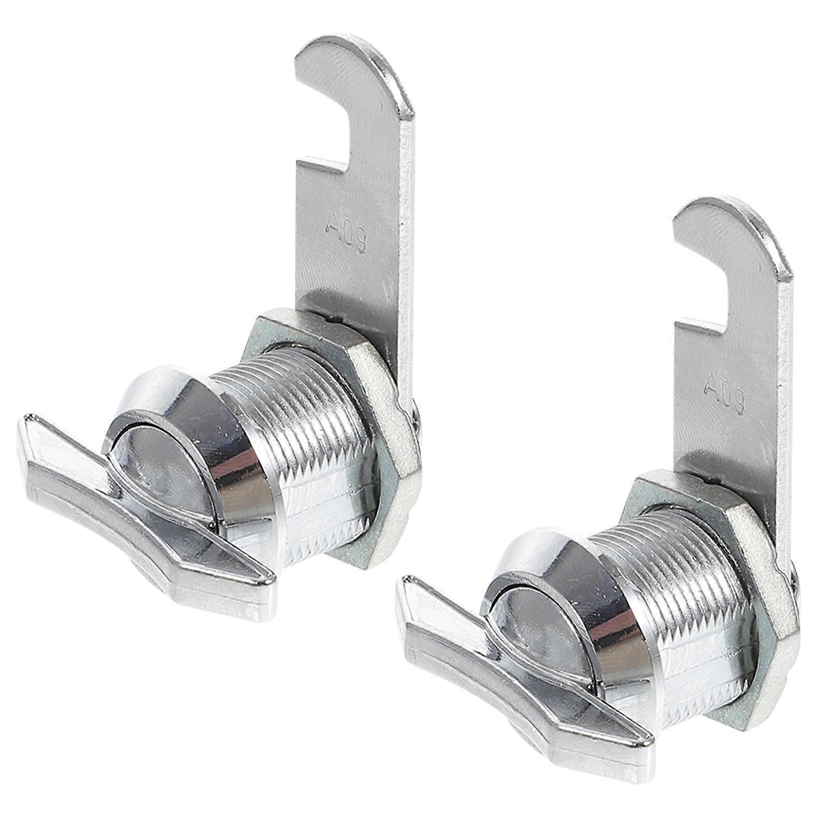 2pcs Cabinet Locks Keyless Showcase Locks Safety Lock Multifunctional Locks
