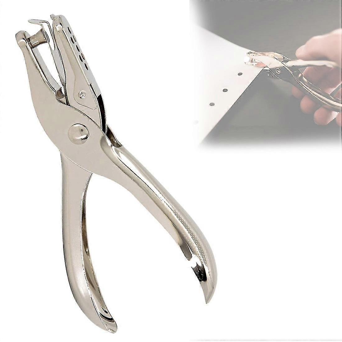 Single Hole Punch - 6mm - Performance Stationary With Multiple Sheet Capacity For Paper And Card Gift Tag Puncher