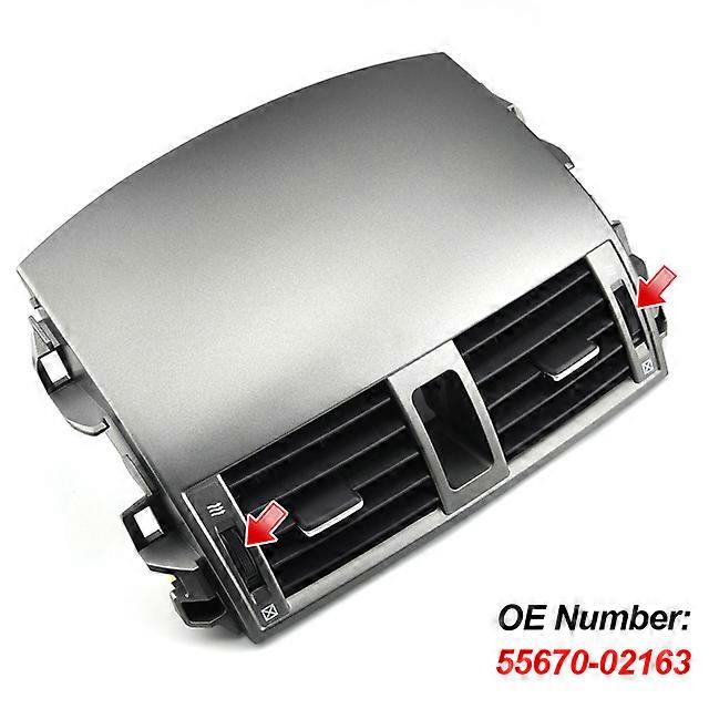 Car Interior Car Center Dash A/C Outlet Air Vent Panel With Emergency Switch For Toyota Corolla 2008-2013 55670-02160 55663-02060