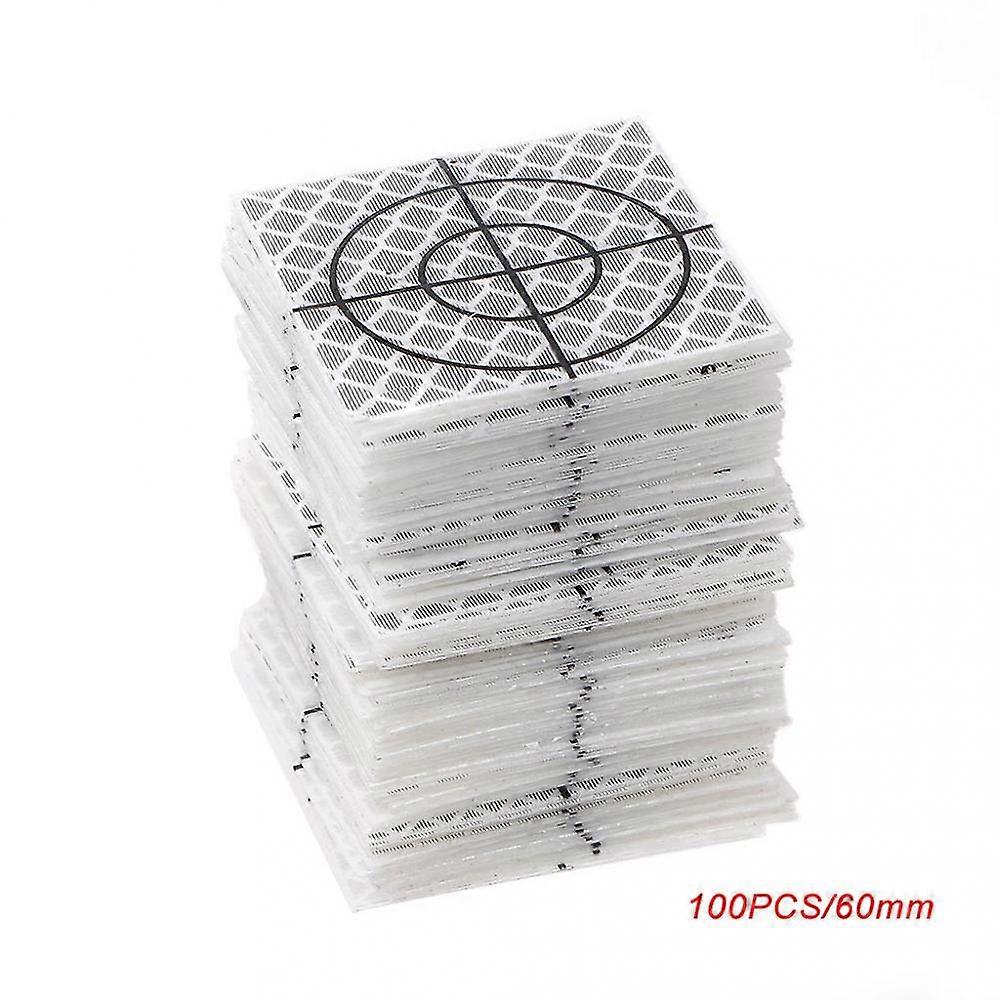 100 Pcs Reflector Sheet Reflective Tape Target Total Station 20/30/40/50/60mm NIP