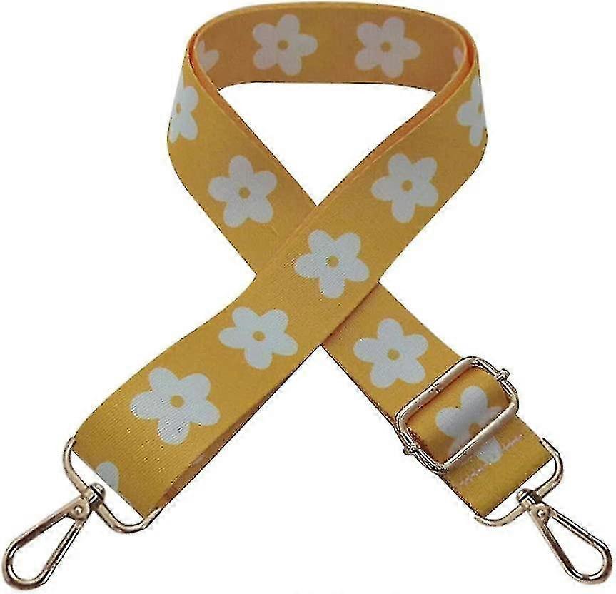 125cm Length Adjustable Width Shoulder Strap Shoulder Strap Shoulder Bag Flower