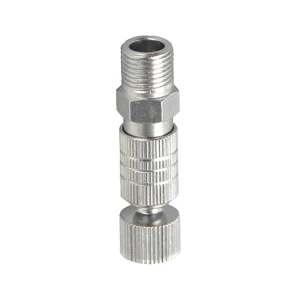 Quick Release Airbrush Coupler Self-lock Hose Connector Release Adapter (Silver)