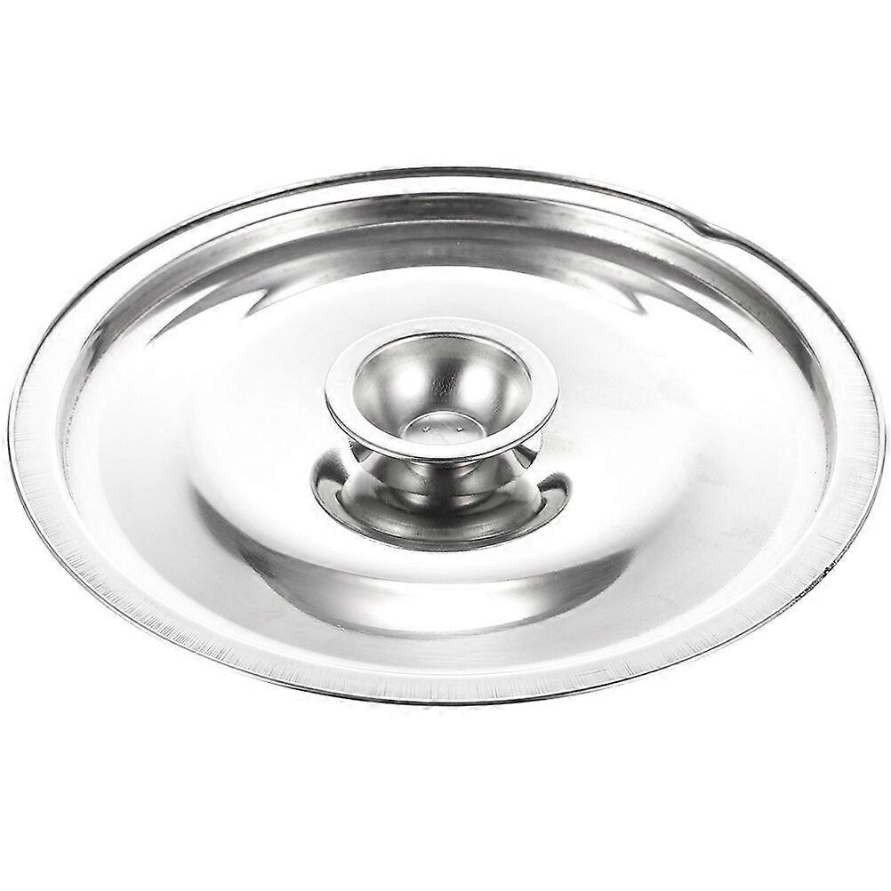 Glasdeckel, Metall-Ölglasabdeckung, Glaspfannendeckel, wiederverwendbare Abdeckung, Verbrühschutz, Topfabdeckung