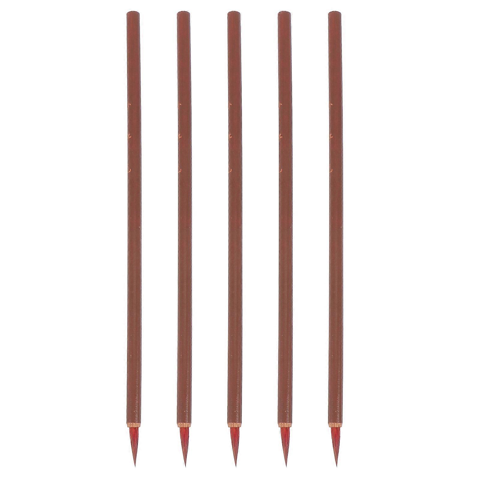 ציור 5Pcs קליגרפיה תרגול עטים מברשות קליגרפיה אימון סטודנטים מברשות