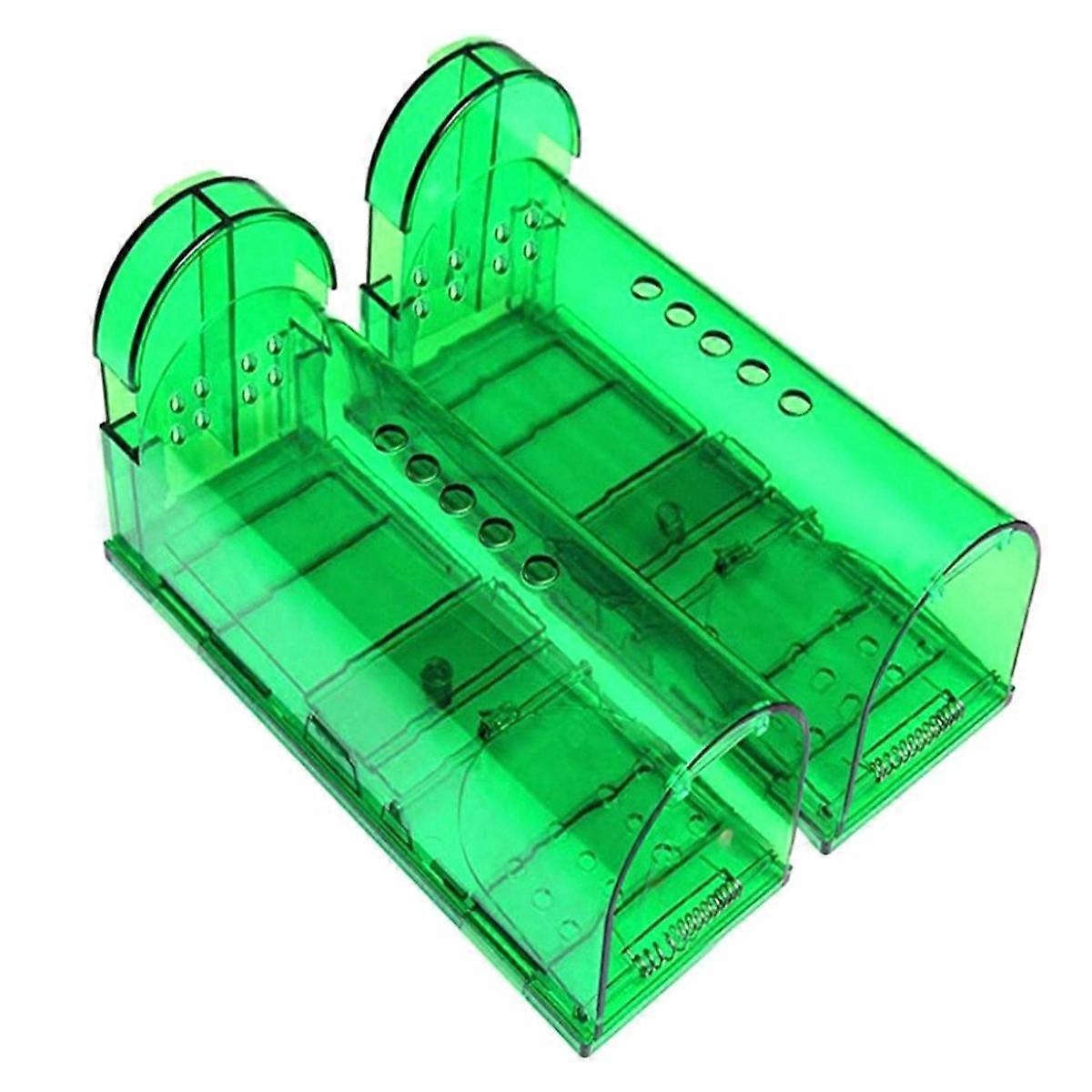Piège à souris transparent souris Live Catcher Cage réutilisable pour petits animaux