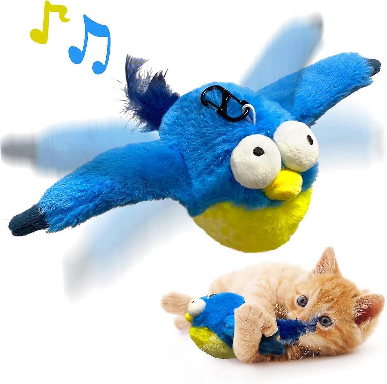 Cat Toys, Flapping Wings Sparrow Catnip Toys