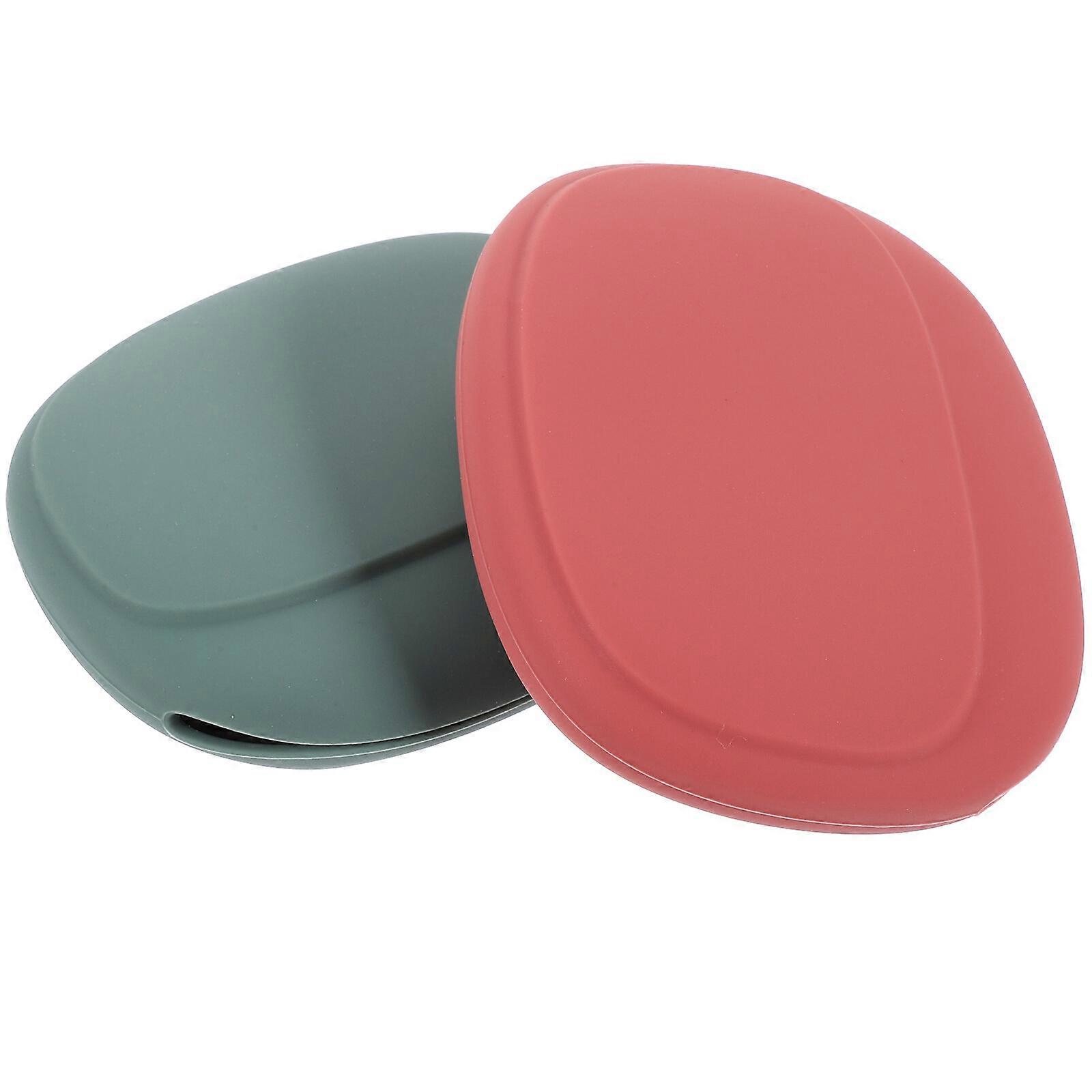 2 pcs Makeup Sponge Holders Makeup Puff Case Powder Puff Storage Boxes for Travel