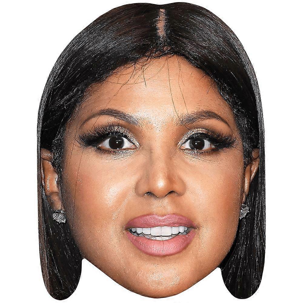 Toni Braxton (Earrings) Celebrity Mask, Flat Card Face