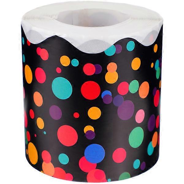 1 Roll of Bulletin Board Border Stickers Bulletin Board Border Decors Blackboard Border Decals