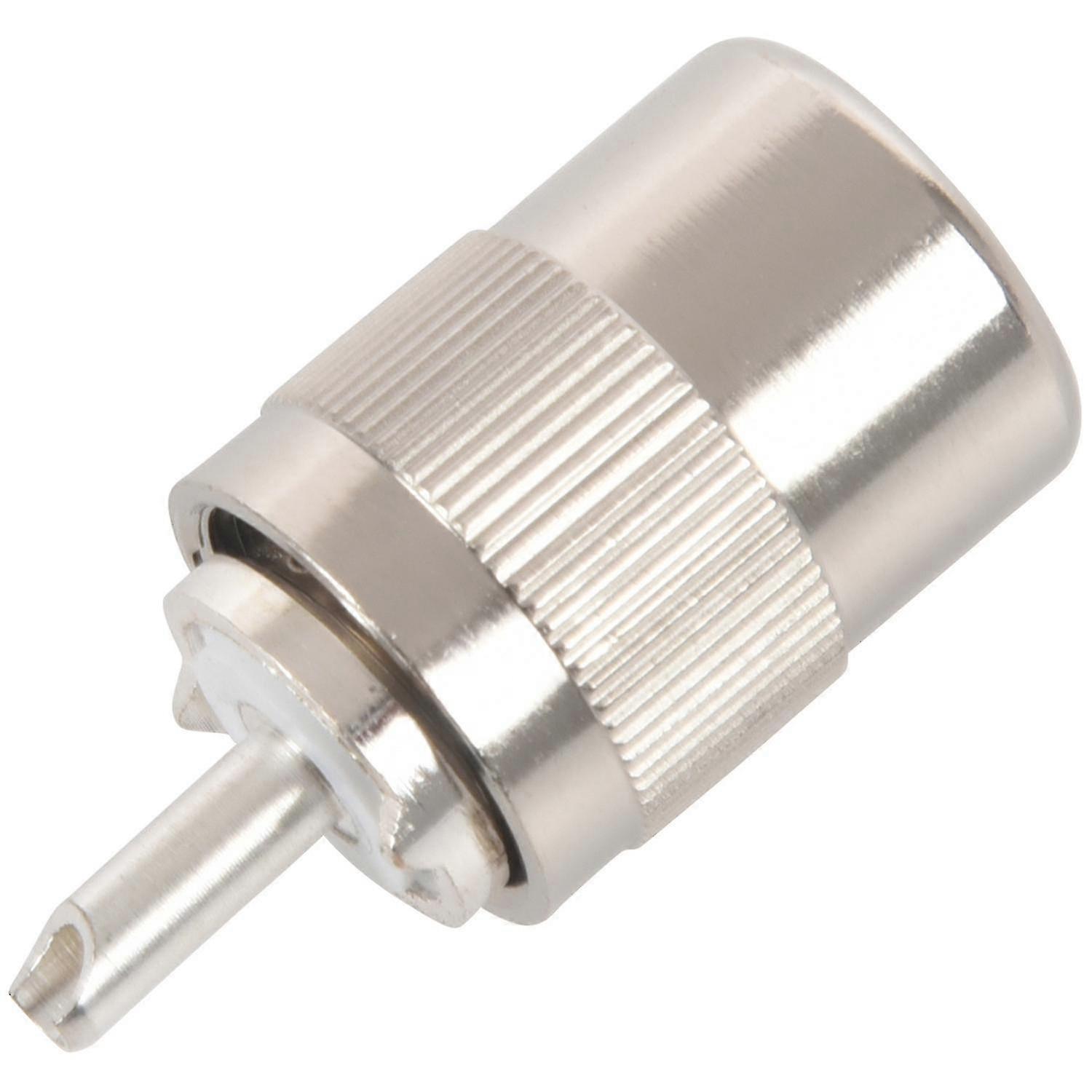 Uhf Pl259 So239 Male Twist-on Connector Rfc400 Rg8 Rf Coaxial Adapter Connector,silver