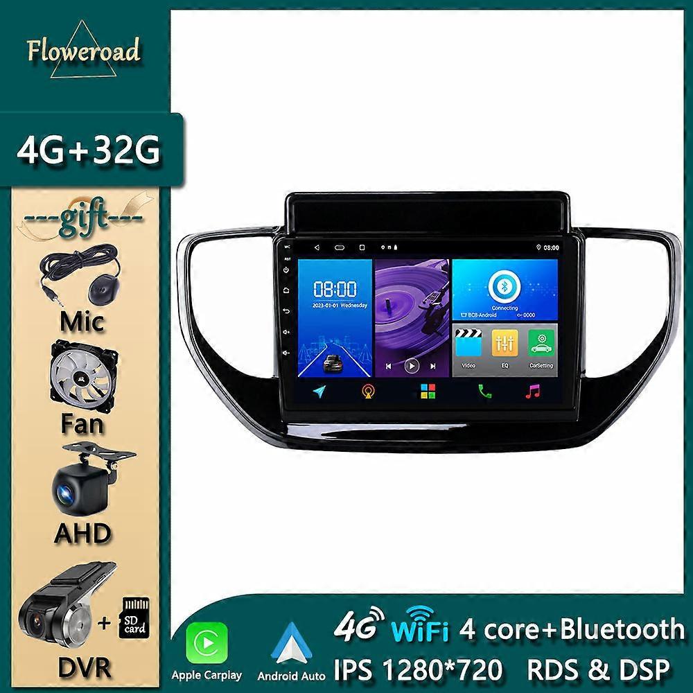 Redkid Carplay Tooch Ecran Pour Hyundai Solaris 2 Verna 2020 -2021 LHD Voiture Android Navigation GP