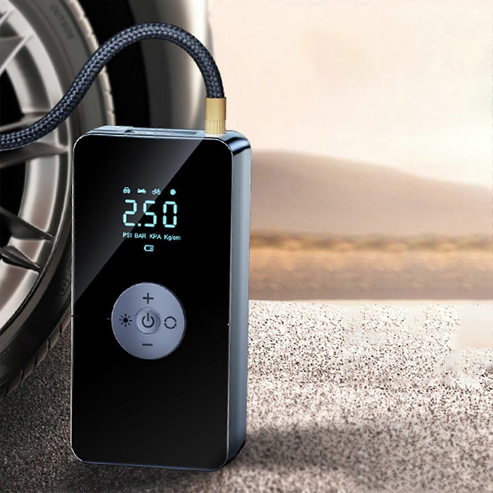 Bilmonterad trådlös luftpump Bärbar luftpump för bilar Elbilsdäck Högtrycksluftpump