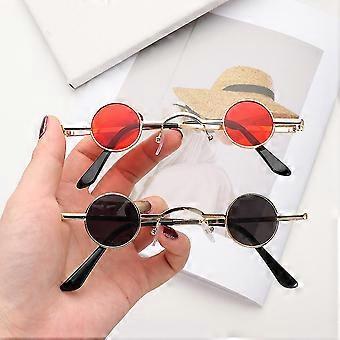 Retro Round Pure Titanium Glasses Frame Men Women Optical eyeglasses frames Vintage Prescription Myopia glasses eyewear on