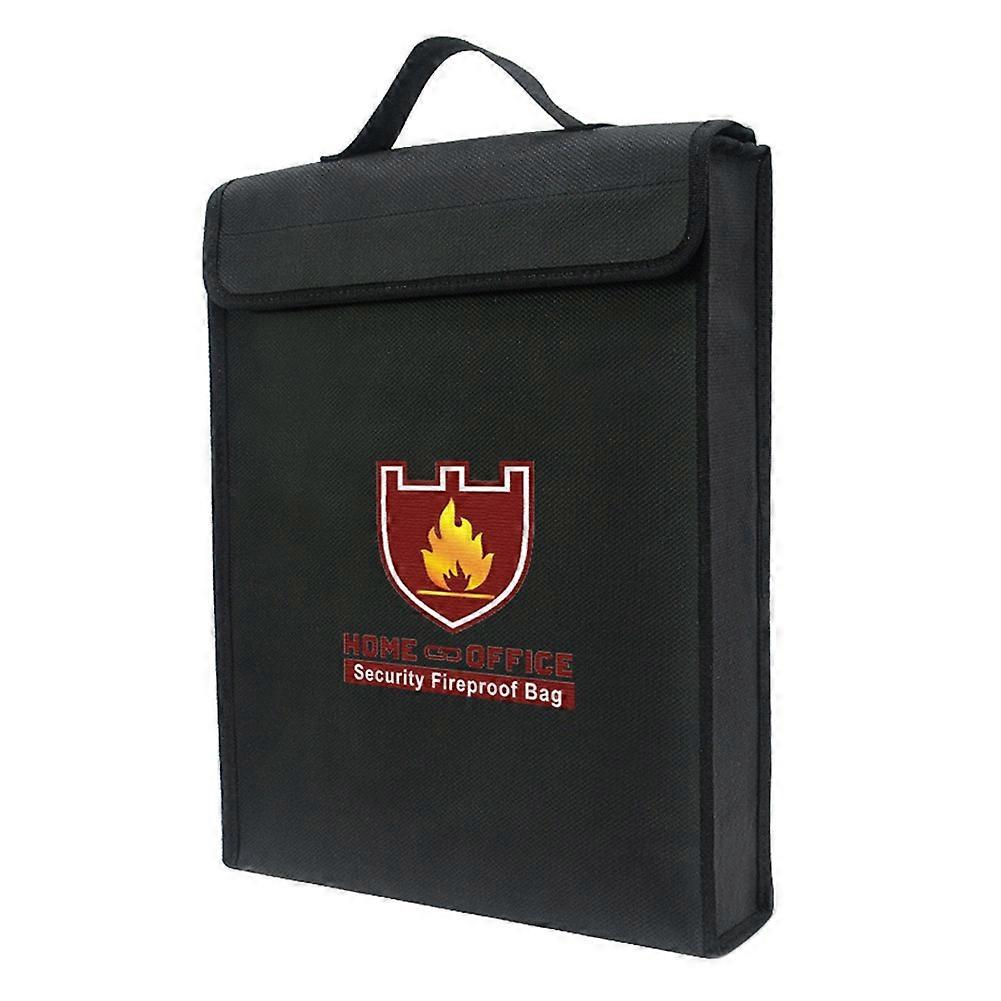 Engpow Fireproof Money Document File Bag Water Resistant Cash Case Handle Holder