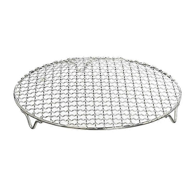 Grillrist, nem at rengøre, non-stick rustfrit stål, rund form, grillpande i rustfrit stål, køkkenudstyr