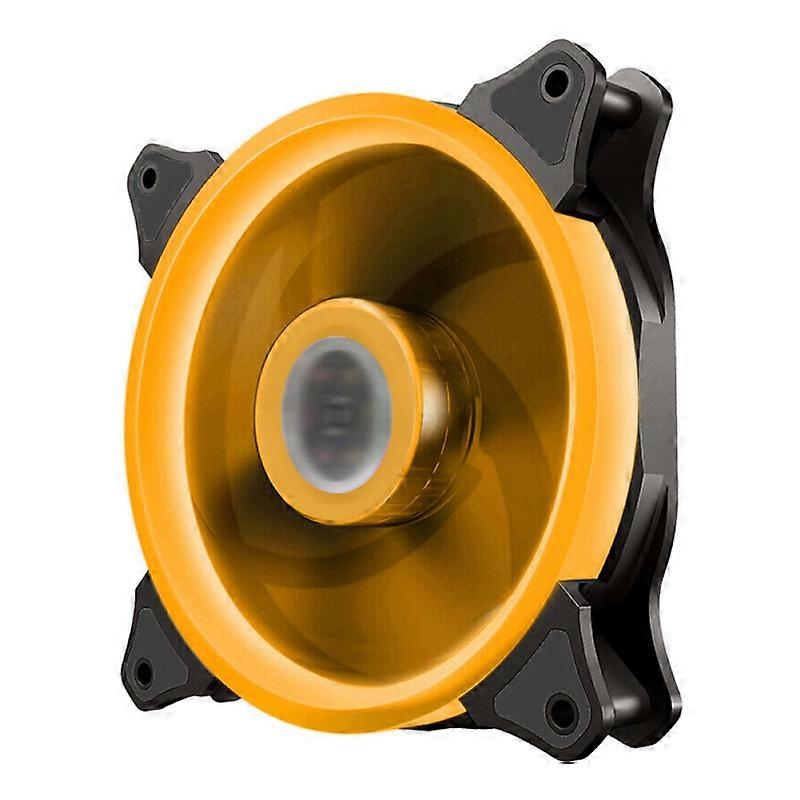 Universal 12cm 15LED Dual Aperture Silent PC Computer Case Cooling Fan Cooler