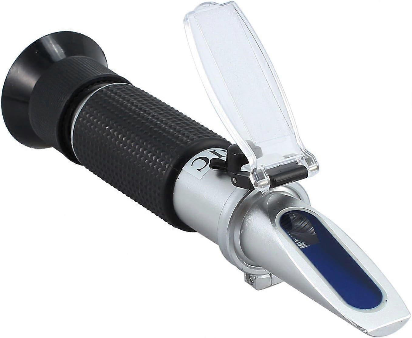 Dual Scale Home Beer Mash Refractometer Automatic Temperature Compensation 0-32% Specific Gravity Hydrometer with ATC