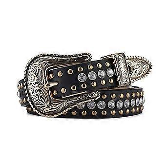 Reliëf bloem gespen cowgirl cowboy strass gespen riem voor vrouwen mannen