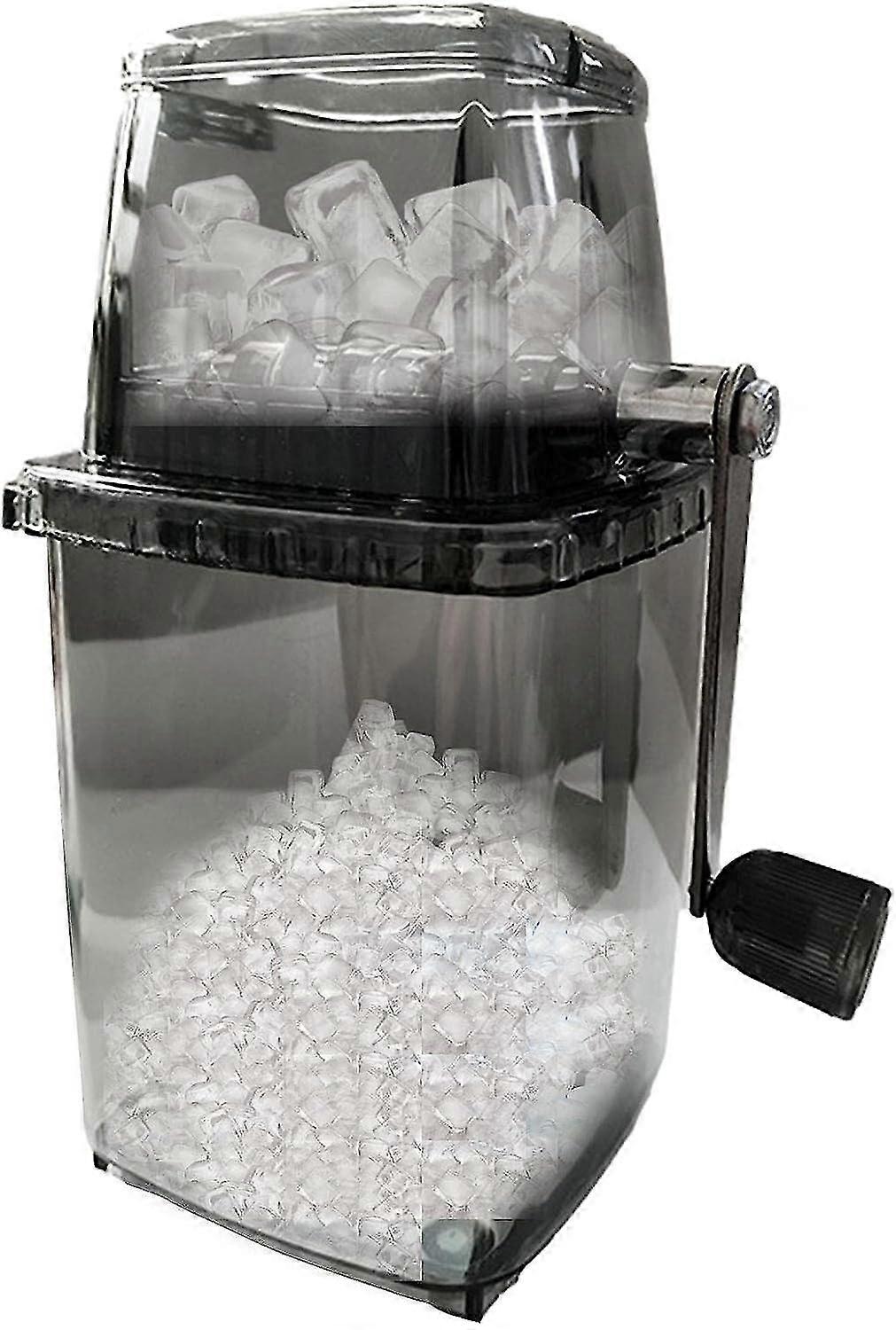 Shaved Ice Maker, Hand-crank Ice Shaver And Snow Cone Machine, Portable Ice Machine With Stainless Steel Ice Crusher For Snow Cones, Cocktails