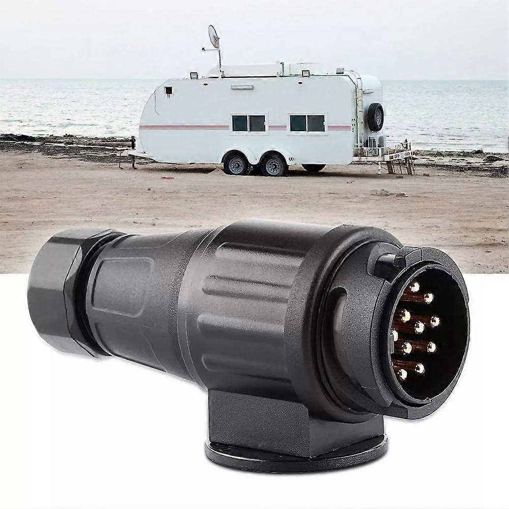 13-Pin Trailer Plug Socket Electric Trailers Towbar Towing Sockets Converters