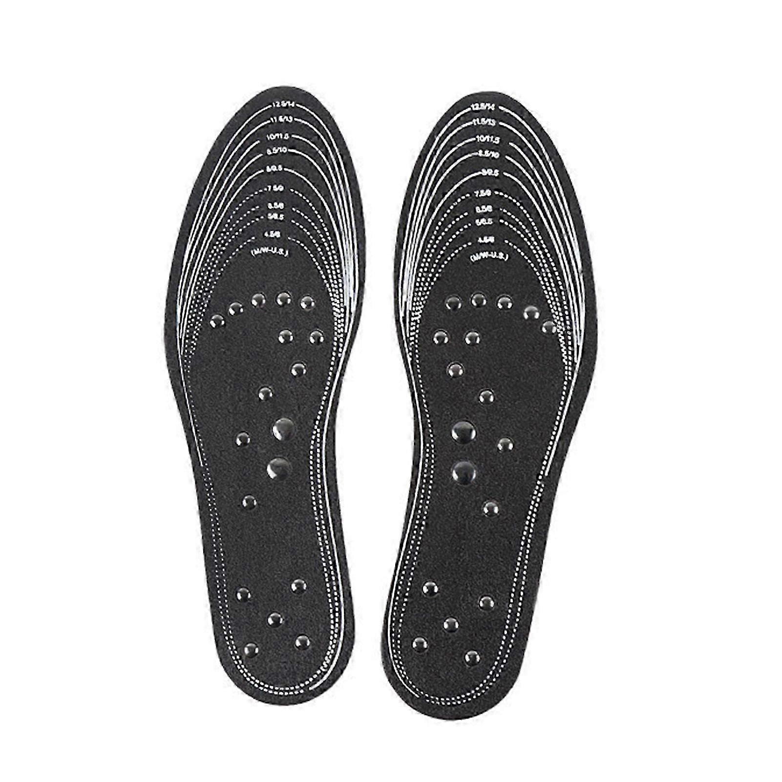 Memorys Foam Magnets Insoles Reusable Cuttable Massage Insoles for Feet Massaging