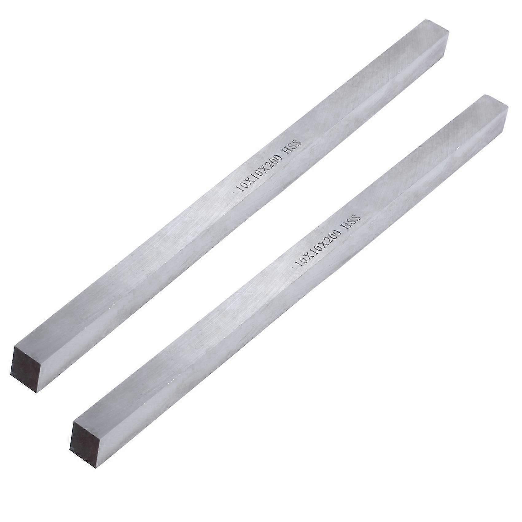 10mm x 10mm x 200mm Turning Parting Milling Lathe HSS Tool Bit Gray