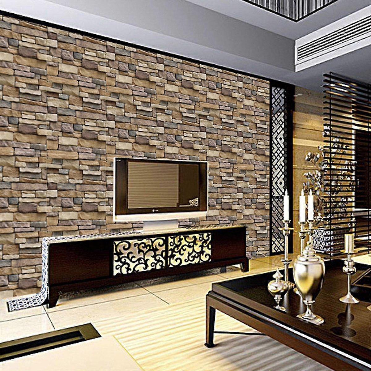 SelF Adhesive Wallpaper Brick Pattern Peel stick Wallpaper Wall Stickers
