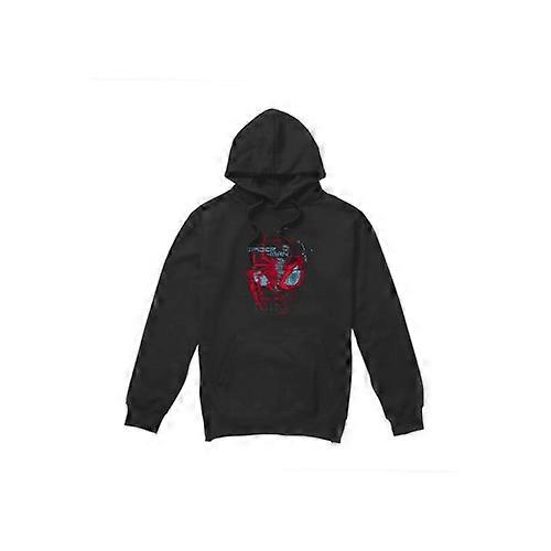 Marvel Mens Spider-Man Glitch Hoodie