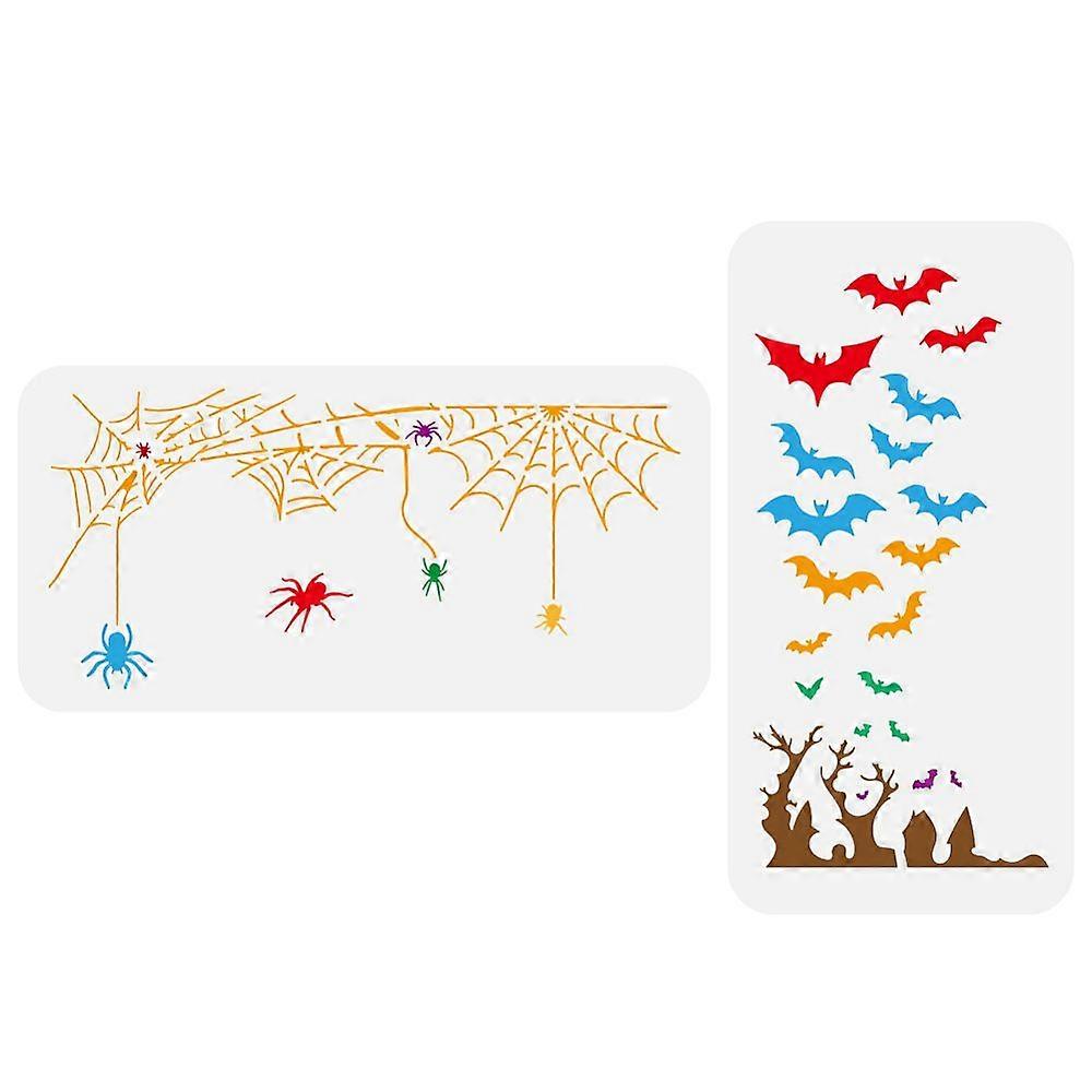 1セットPET中空描画ペイントステンシルDIYスクラップブックフォトアルバムバット150x300mm 2個/セット